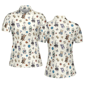 Dungeons and Dogs DnD AOP Men/Women Polo Shirt