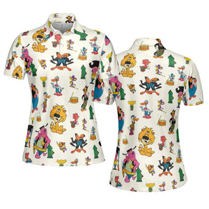 Terrytoons Characters AOP Men/Women Polo Shirt