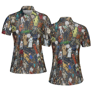 Star Wars Characters Figures AOP Men/Women Polo Shirt