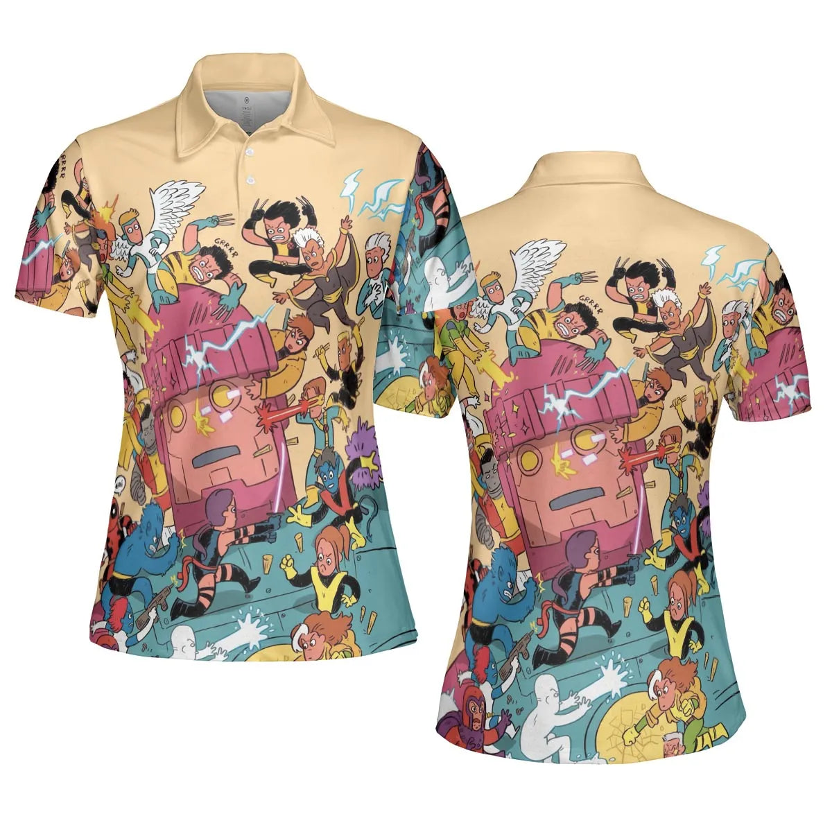 Super Style X-Men AOP Men/Women Polo Shirt