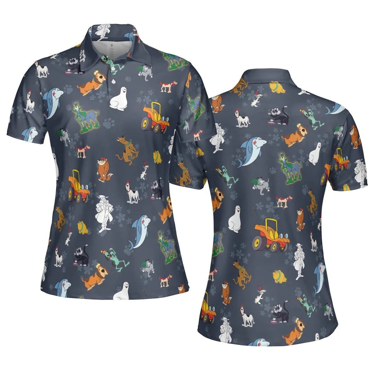 HB Scooby Clones AOP Men/Women Polo Shirt