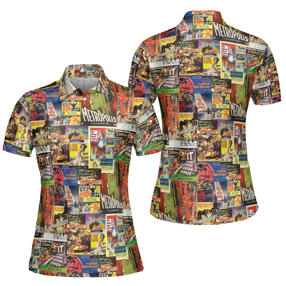 AOP Men/Women Polo Shirt - PWE1CDFV -  - 5