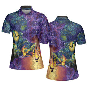 Pokemon Starry Night Campfire AOP Men/Women Polo Shirt