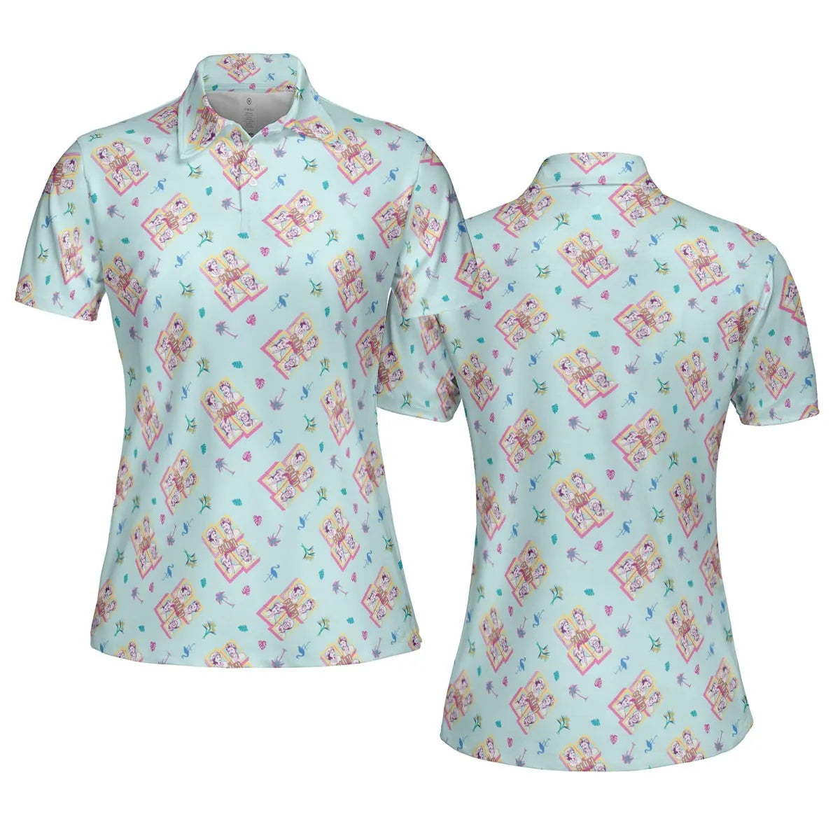 Golden Girls Patterned AOP Men/Women Polo Shirt
