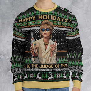 The Judge Of That Ugly Christmas Sweatshirt