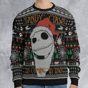 Sandy Claws The Nightmare Before Christmas Ugly Christmas Sweatshirt