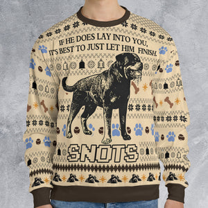 Snots Misissippi Leg Hound Ugly Christmas Sweatshirt