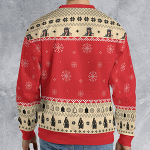 Sleigh Them All Xena Ugly Christmas Sweatshirt