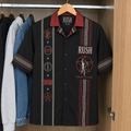 Rush Luxury Design Hawaiian Shirt - Mexican Inpsired Swan Song Hawaiian Shirt Black Version