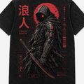 Cyber Ronin Japanese Inspired Graphic Vintage Tee