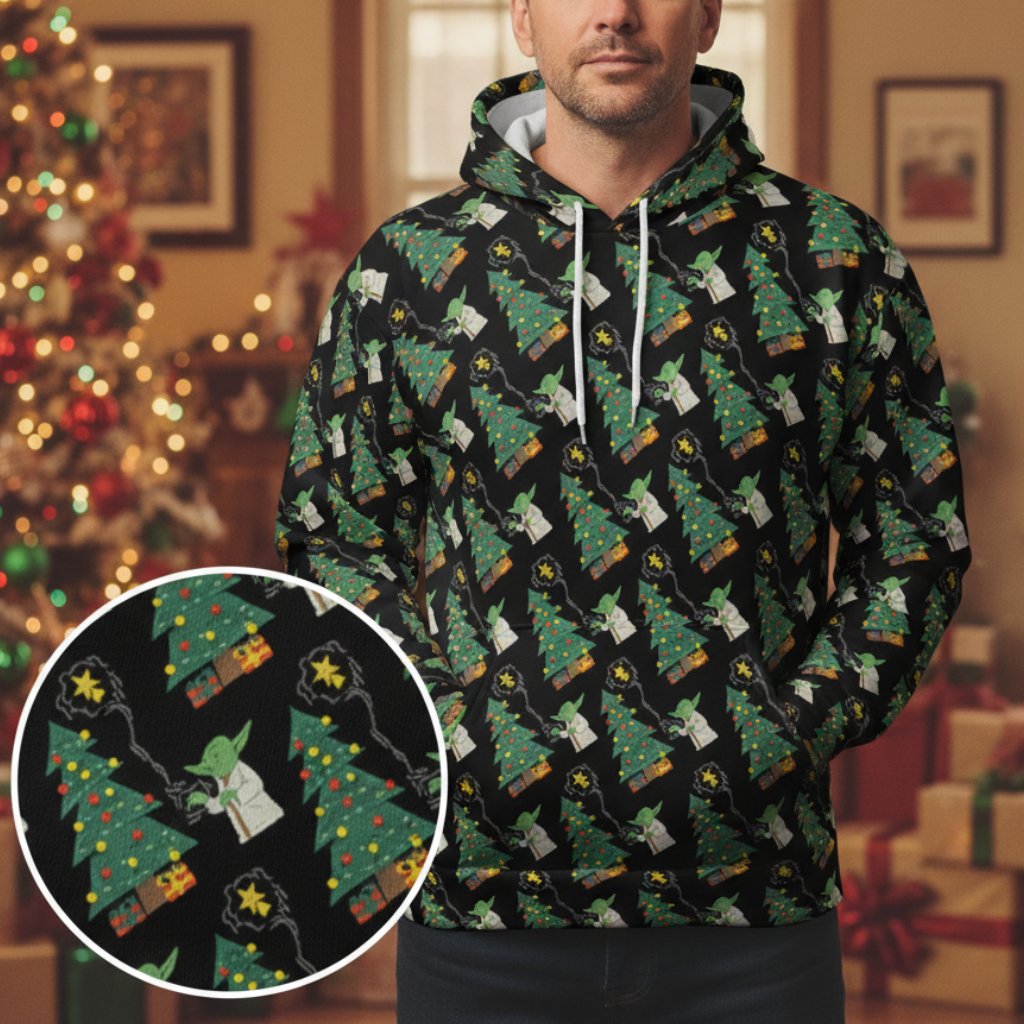 Force Trim the Tree All-over Print Hoodie