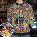 Here come the Bad Guys All-over Print Sweatshirt