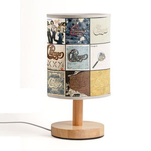 Chicago Album Fabric Lamp A Classic Glow for True Fans