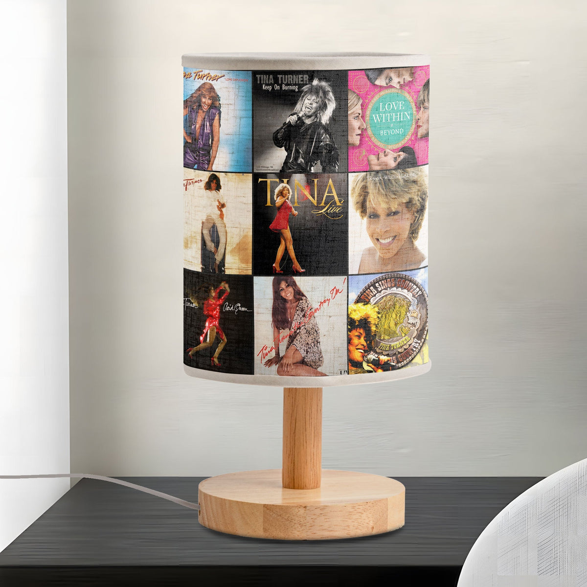 Tina Turner Album Cover Lamp Handmade Retro Music Lamp for Soul & Rock Lovers