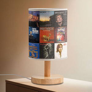 Barry Manilow Album Collage Lamp Classic Pop Nostalgia Light