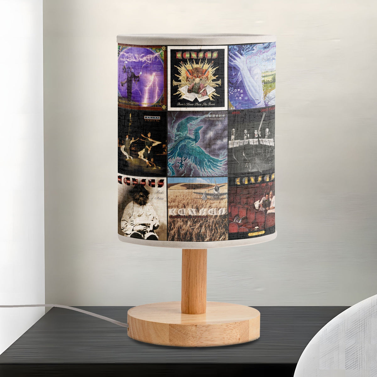 Kansas Fabric Lamp Classic Rock Dreams