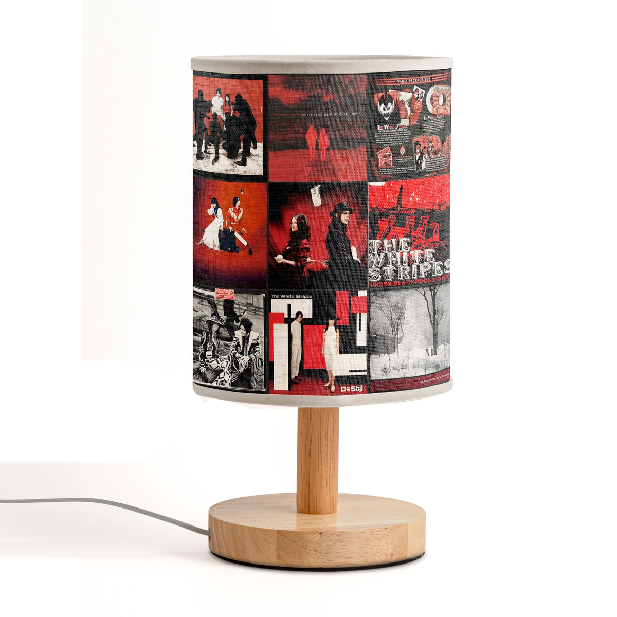 The White Stripes Album Art Lamp Rock Band Music Lamp for Indie & Vinyl Lovers