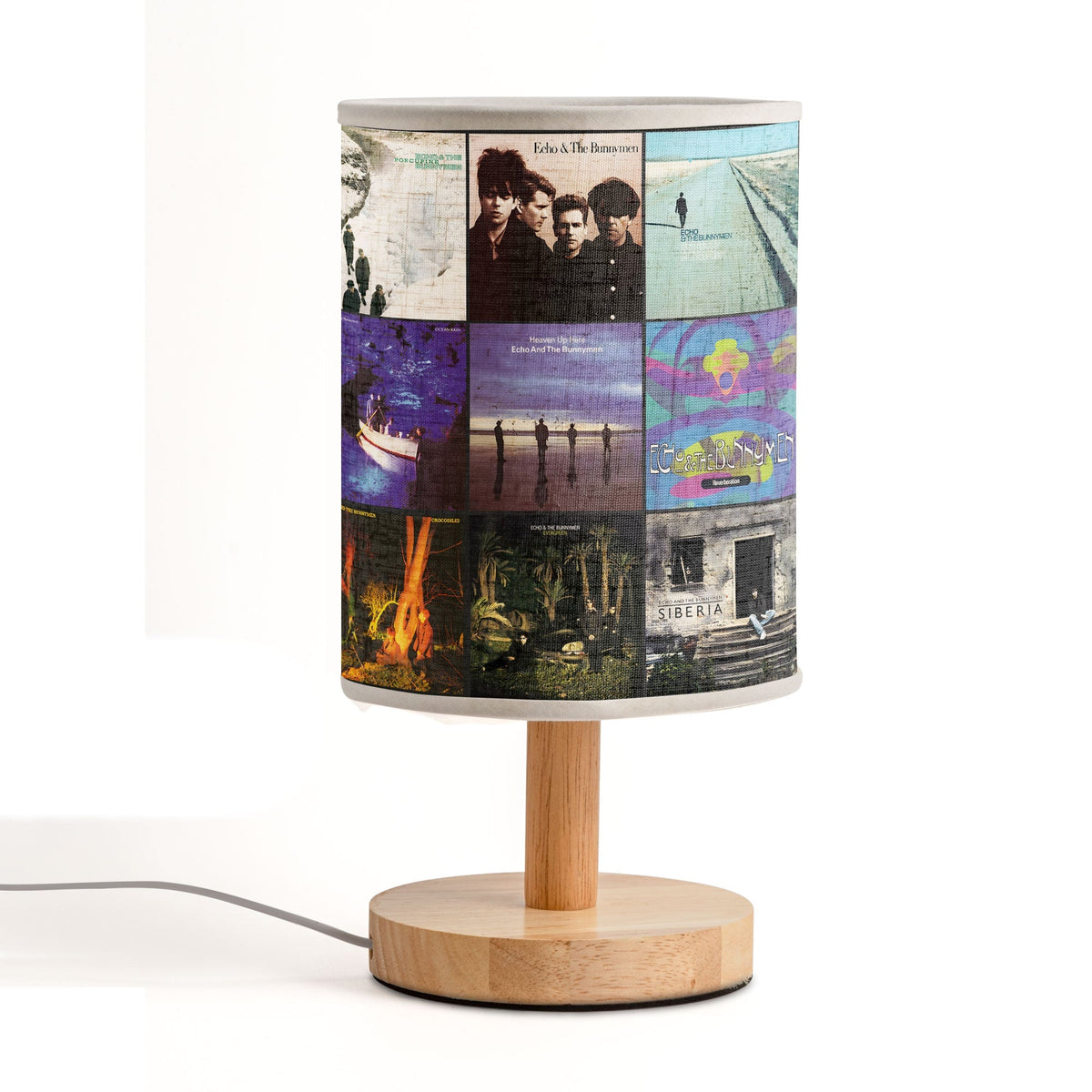 Echo & The Bunnymen Fabric Lamp Dreamy Glow for 80s Soul Seekers