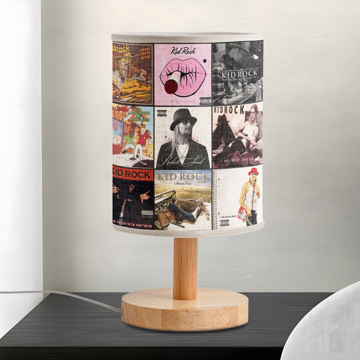 Kid Rock Fabric Lamp Light Up Your Space with Rebel Energy