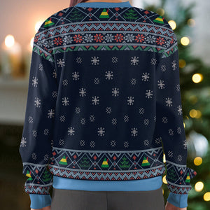 Bye buddy hope you find your dad Ugly Christmas Sweatshirt