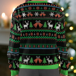 Christmas Vacation Retro Video Game Ugly Christmas Sweatshirt