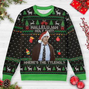 Hallelujah Holy Christmas Ugly Christmas Sweatshirt