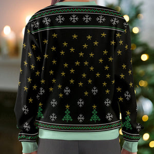 Making Spirits Bright The Haunted Mansion Ugly Christmas Sweatshirt