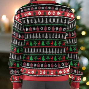 Merry Christmas To All You Sumbitches Ugly Christmas Sweatshirt