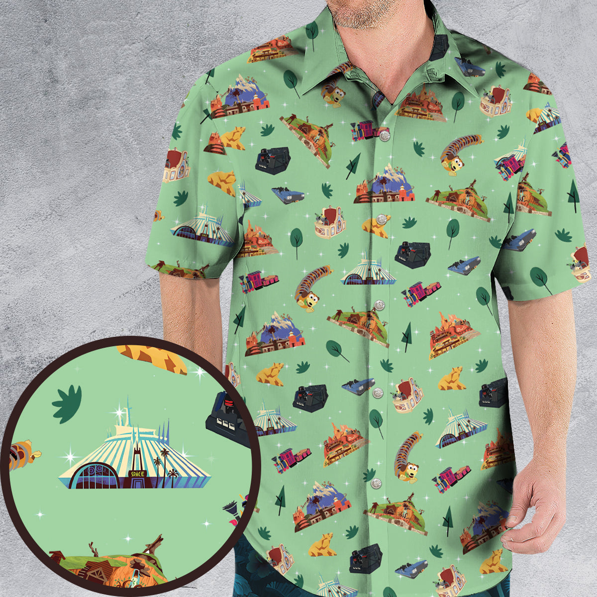 Slash Space Thunder Everest Hawaiian Shirt