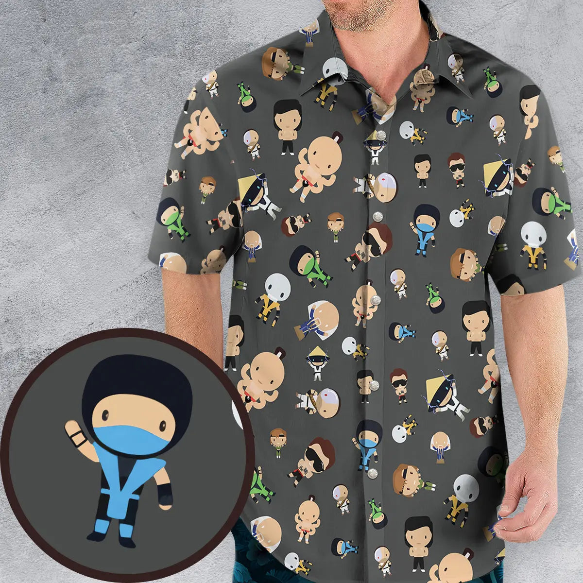Finish Him Mortal Kombat Hawaiian Shirt
