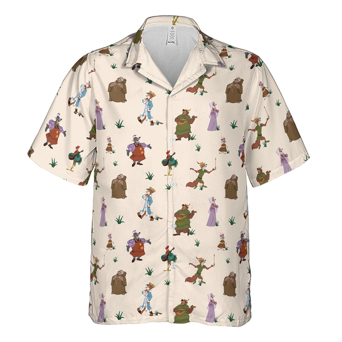 Oo-de-lally Robin Hood Characters Hawaiian Shirt