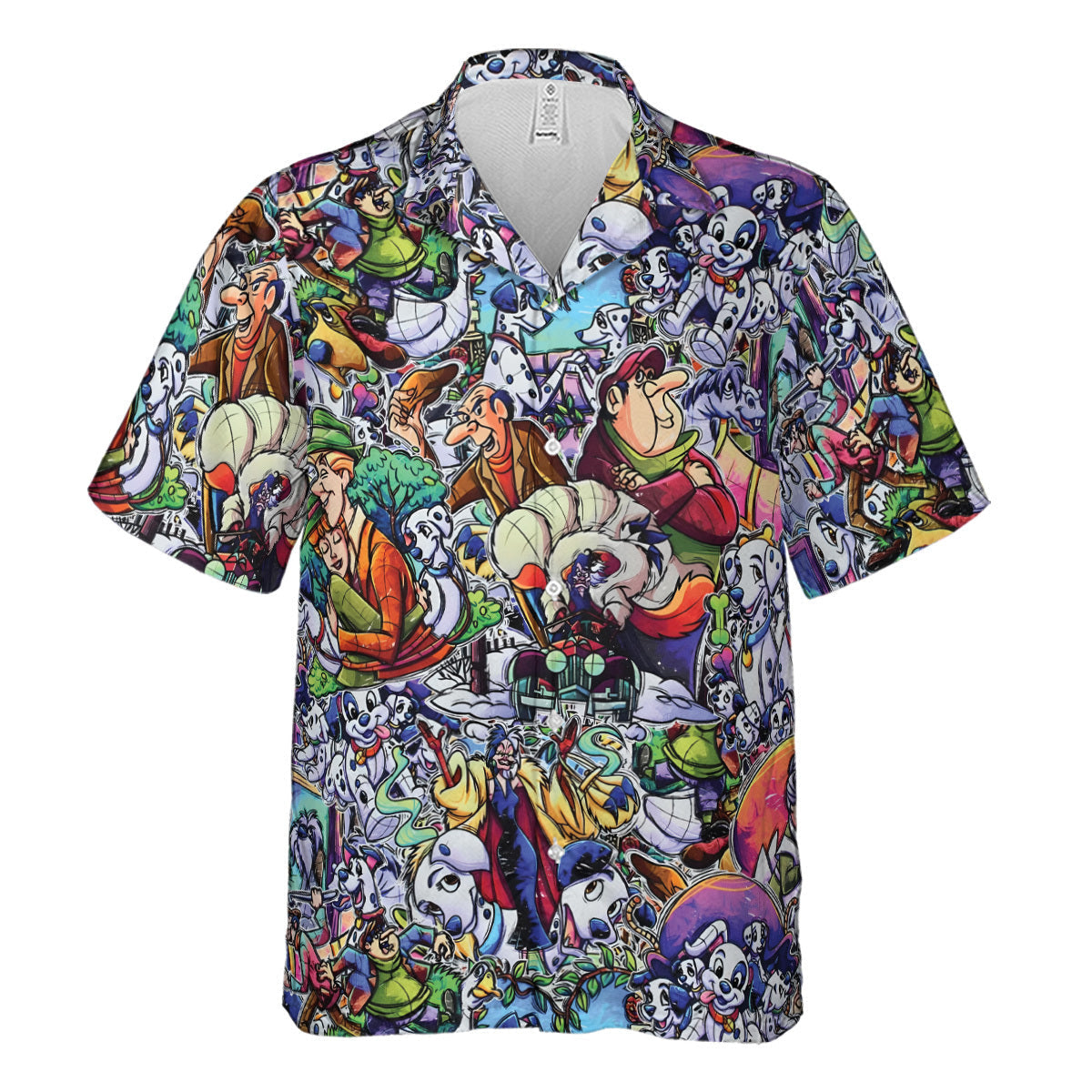 101 Dalmatians Main 90s Hawaiian Shirt