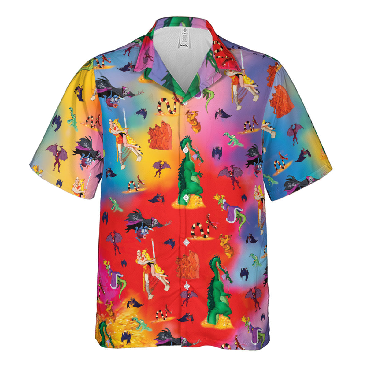 Dragon's Lair Characters Hawaiian Shirt