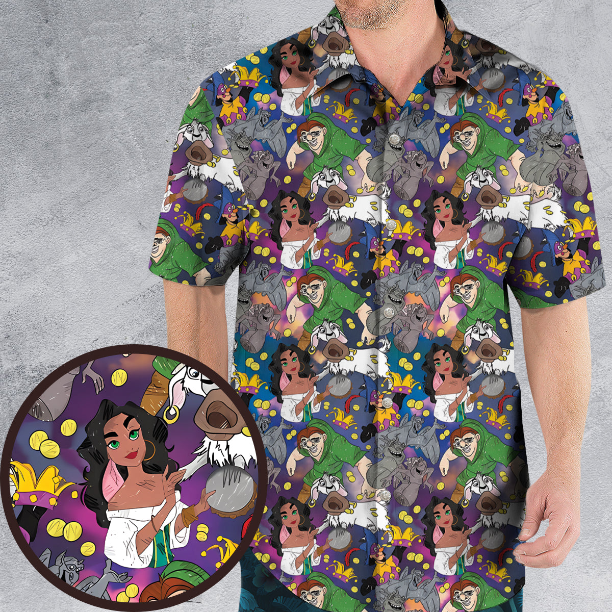 The Hunchback of Notre-Dame Hawaiian Shirt