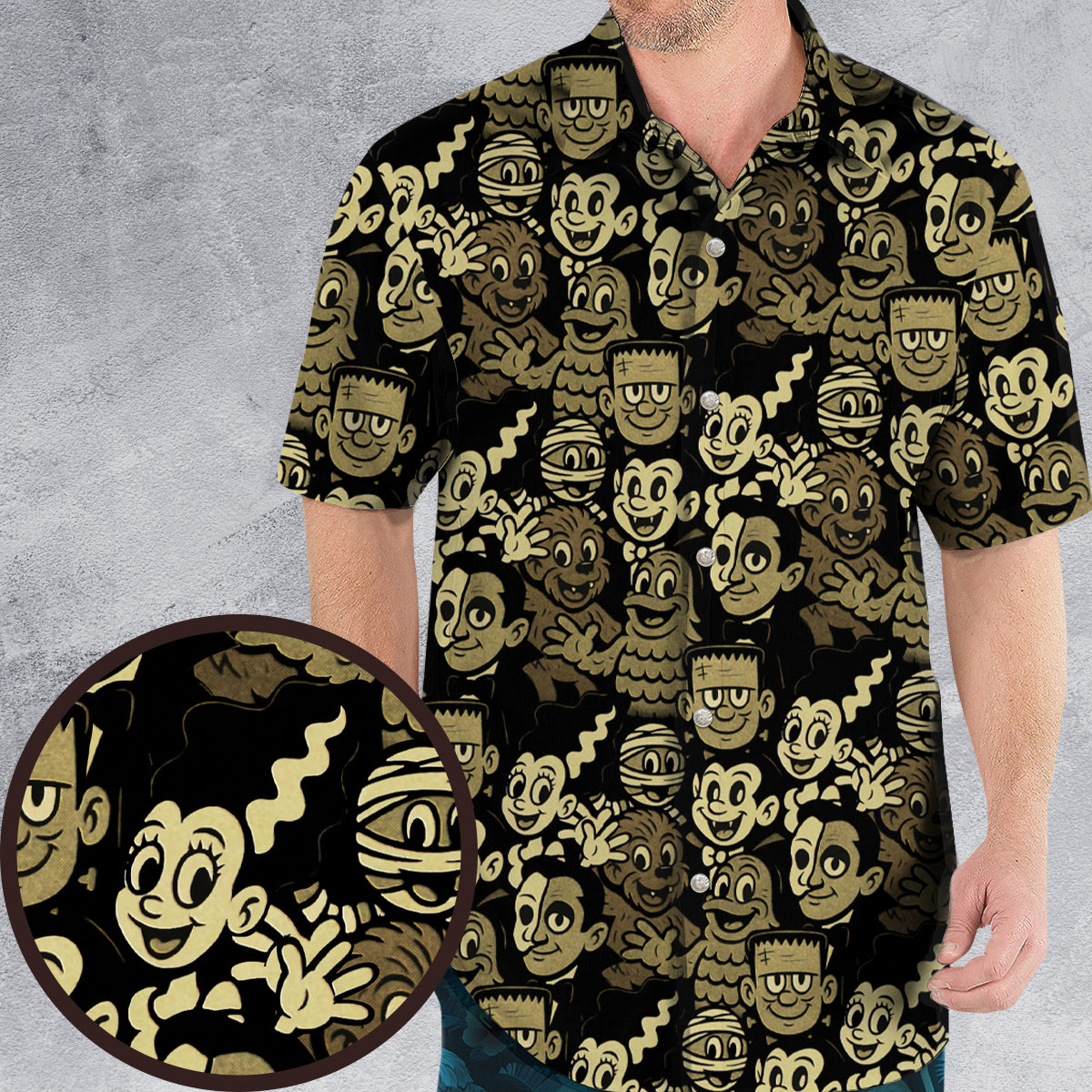 Boo-niversal Monsters Hawaiian Shirt