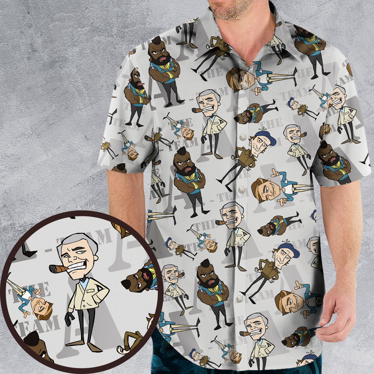 The A-team Characters Series Hawaiian Shirt