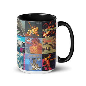 Jimi Hendrix Accent Mug Classic Album Cover Collage Gift for Music Fans