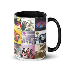 Jackson 5 Accent Mug Retro Album Cover Collage Gift for Motown Fans