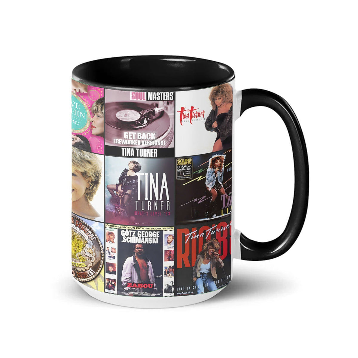 Tina Turner Accent Mug Album Cover Collage Gift