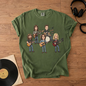 Eagles Band Comfort Colors Tee Hotel California Members Tribute Classic Rock Shirt