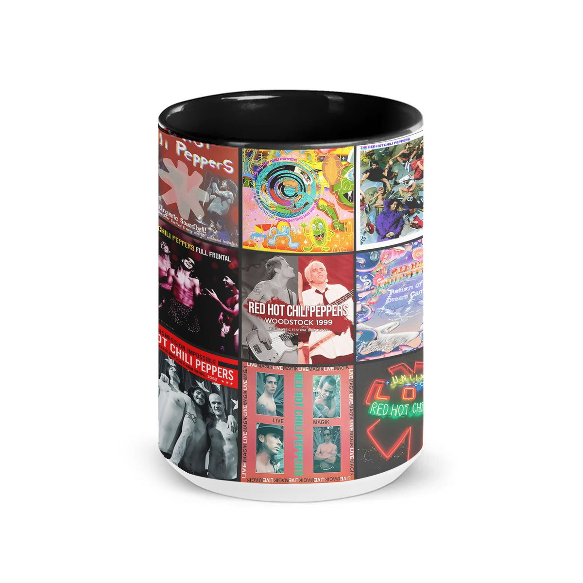 Red Hot Chili Peppers Accent Mug Classic Album Cover Collage Gift for Fans