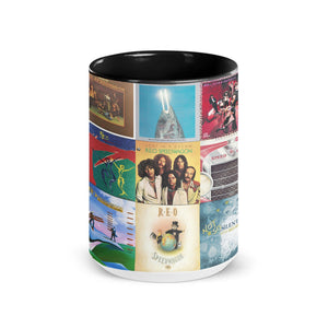REO Speedwagon Album Art Collection Accent Mug for Music Fans Classic Rock Coffee Cup Gift