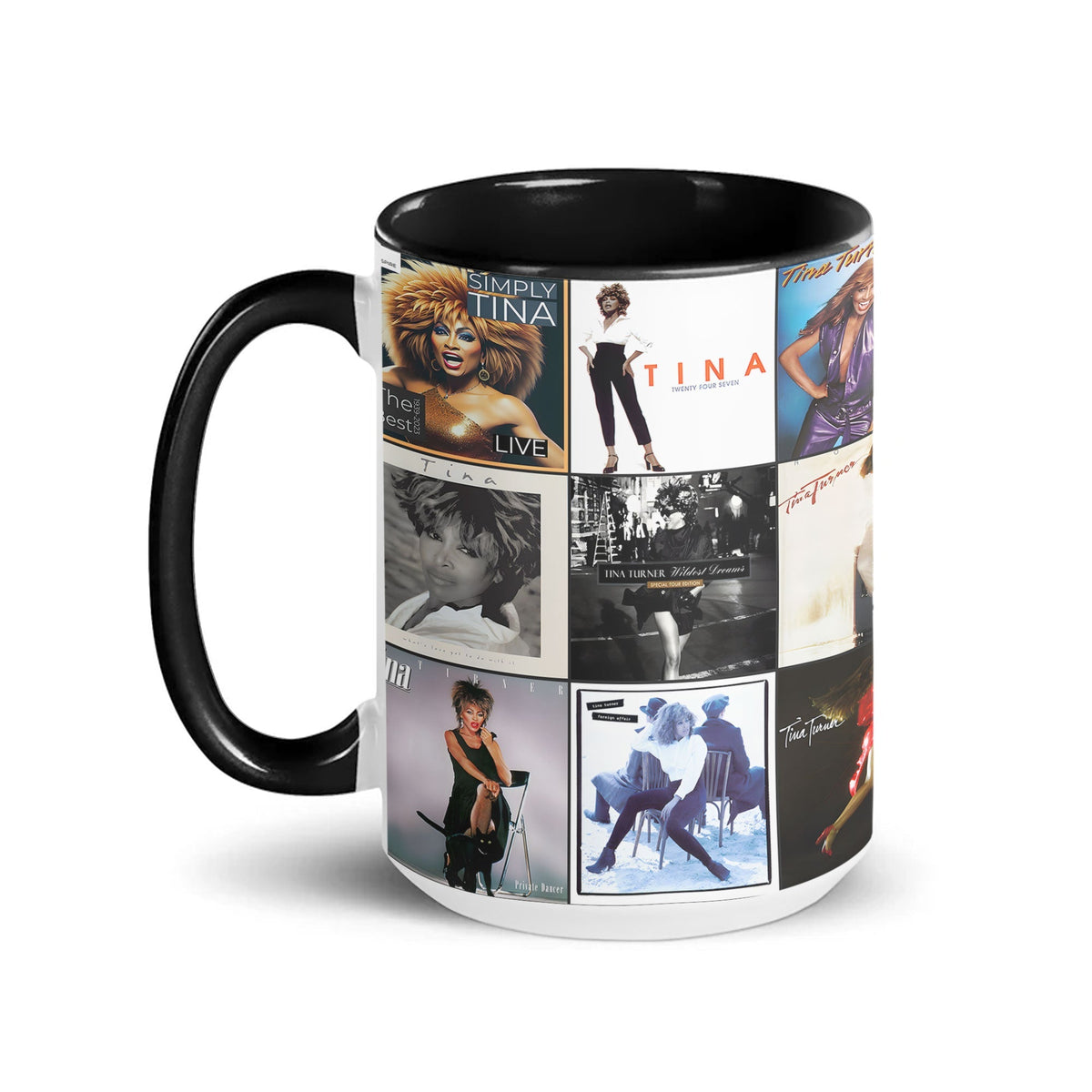 Tina Turner Accent Mug Album Cover Collage Gift