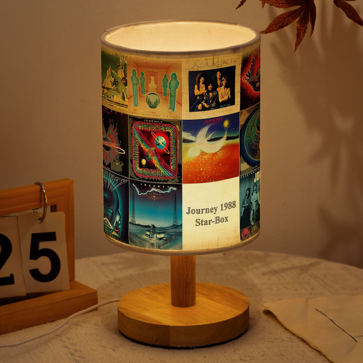 Journey Band Album Cover Lamp 1988 Star Box Retro Music Decor