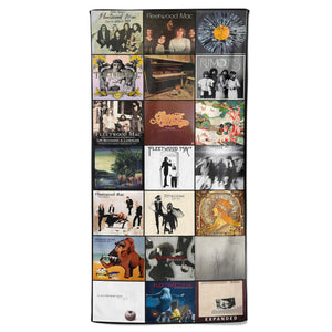 Fleetwood Mac Beach Towel Album Cover Collage Classic Rock Towel