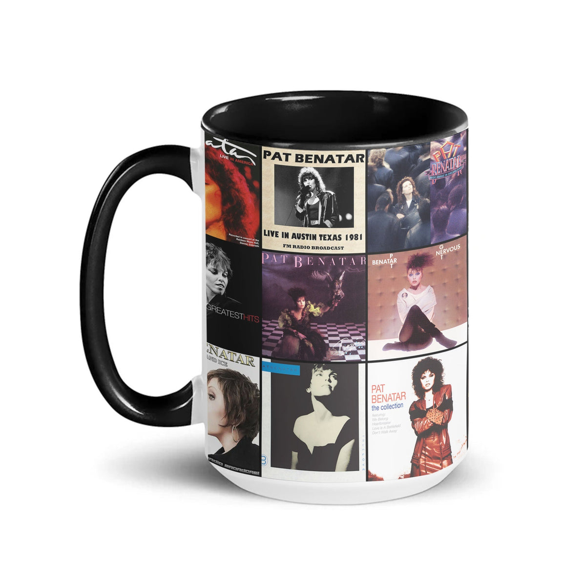 Pat Benatar Accent Mug Album Cover Collage Gift