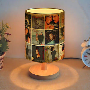 Whitney Houston Album Cover Lamp Retro Music Legend Table Light