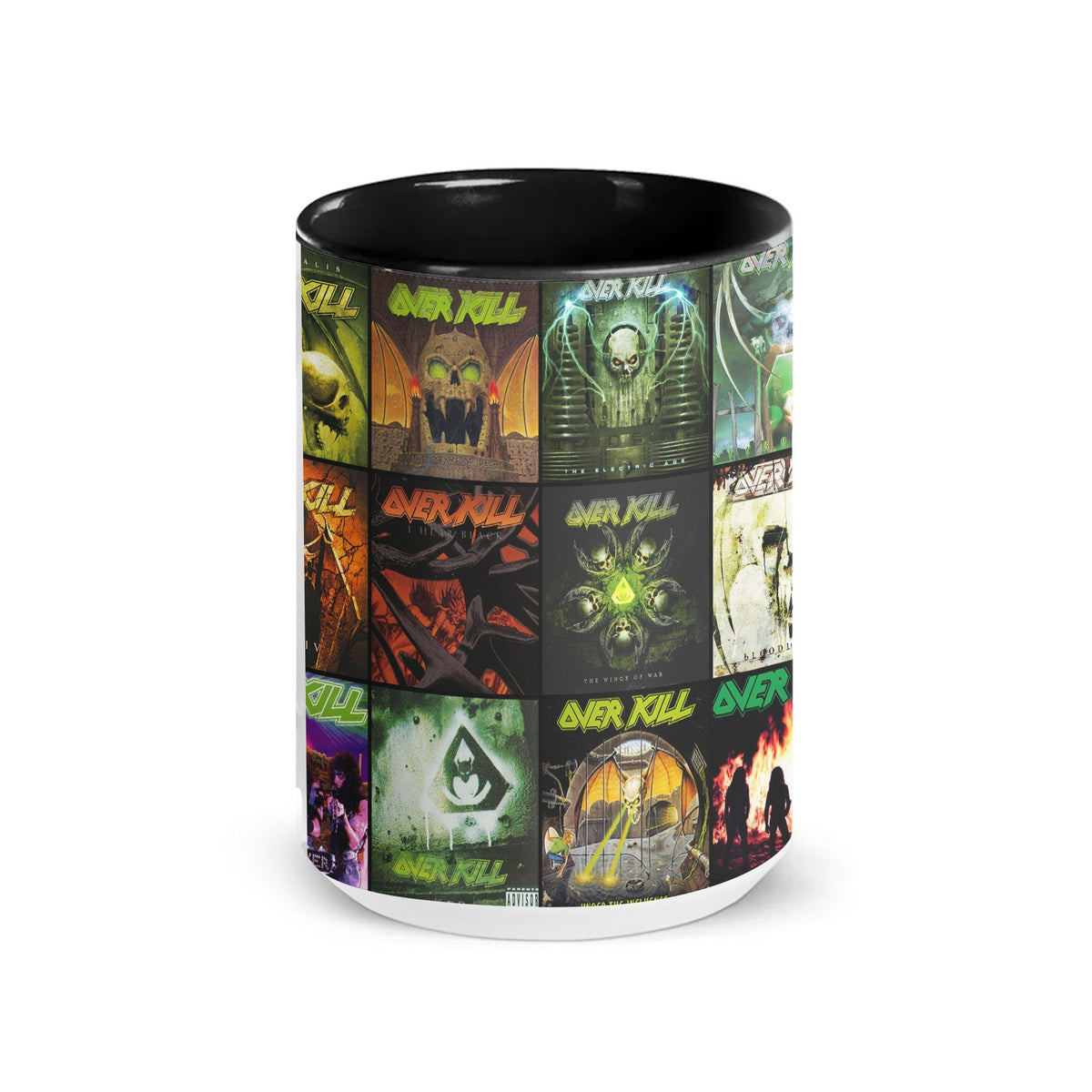 Overkill Accent Mug Thrash Metal Legends Album Collage Gift