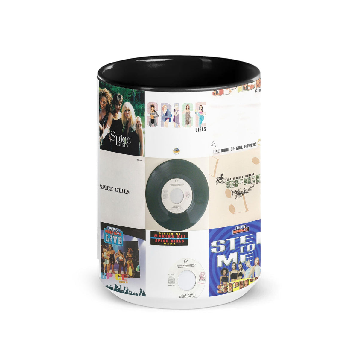 Spice Girls Accent Mug Pop Power Icons Album Collage Gift