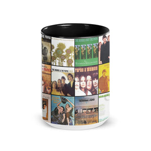 The Mamas & The Papas Accent Mug Folk-Rock Classics Album Collage Gift